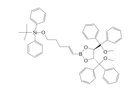 (4R,5R)-2-[(E)-2-[3-tert-Butyl(diphenyl)siloxypropyl]ethenyl]-4,5-bis[methoxy(diphenyl)methyl]-1,3.2-dioxaborolane