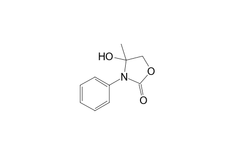 4-Hydroxy-4-methyl-N-phenyl-2-oxazolidinone