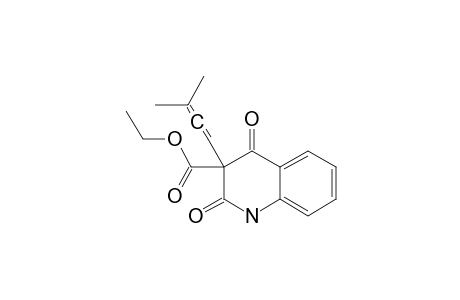 3-CARBETHOXY-3-(3'-METHYLBUTA-1',2'-DIETHYL)-1,2,3,4-TETRAHYDROCHINOLIN-2,4-DION