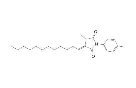 (+-)-(E/Z)-3-Dodecylidene-4-methyl-N-(p-tolyl)succinimide