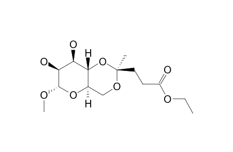 METHYL-4,6-O-(3-ETHOXYCARBONYL-BUTYLIDENE)-ALPHA-D-MANNOPYRANOSIDE