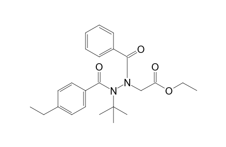 2-[benzoyl-[tert-butyl-(4-ethylbenzoyl)amino]amino]acetic acid ethyl ester