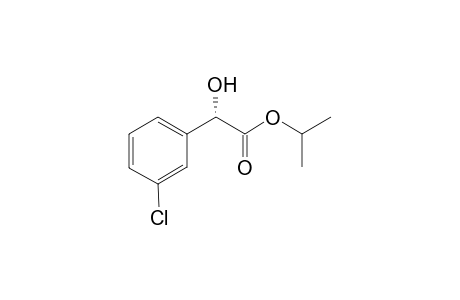 (S)-iso-Propyl-2-(3-chlorophenyl)-2-hydroxyacetate