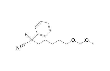 2-Ffluoro-7-(methoxymethoxy)-2-phenylheptanenitrile