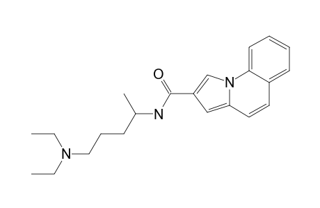 N-[5-(Diethylamino)pentan-2-yl]pyrrolo[1,2-a]quinoline-2-carboxamide