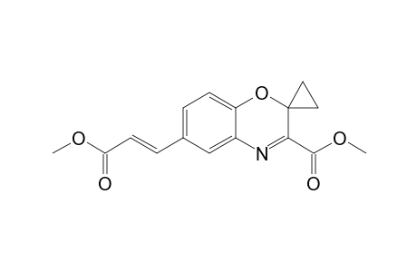6-[(E)-3-keto-3-methoxy-prop-1-enyl]spiro[1,4-benzoxazine-2,1'-cyclopropane]-3-carboxylic acid methyl ester