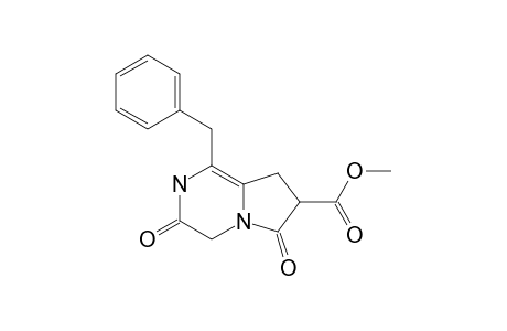 1-BENZYL-7-(R,S)-METHOXYCARBONYL-3,6-DIOXO-DELTA-1,8A-HEXAHYDROPYRROLO-[1,2-A]-PYRAZINE