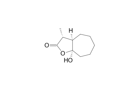2H-Cyclohepta[b]furan-2-one, octahydro-8-hydroxy-3-methyl-, (3.alpha.,3a.alpha.,8.beta.,8a.alpha.)-