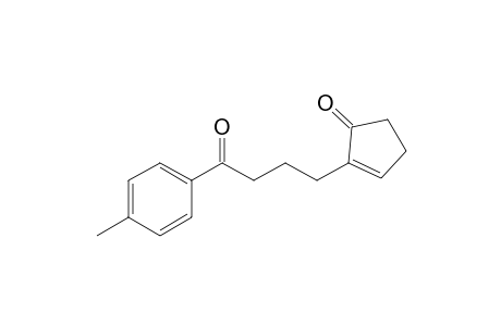 2-[4-(4-methylphenyl)-4-oxidanylidene-butyl]cyclopent-2-en-1-one