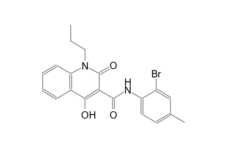 N-(2-bromo-4-methylphenyl)-4-hydroxy-2-oxo-1-propyl-1,2-dihydro-3-quinolinecarboxamide