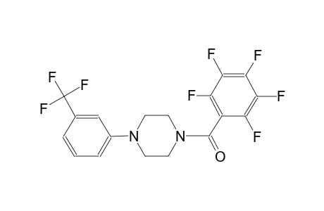 1-(2,3,4,5,6-pentafluorobenzoyl)-4-[3-(trifluoromethyl)phenyl]piperazine