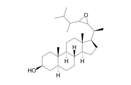24-Methyl-22,23-epoxy-5.alpha.-cholestan-3.beta.-ol