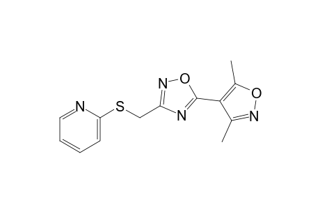 5-(3,5-dimethyl-4-isoxazolyl)-3-{[(pyridyl)thio]methyl}-1,2,4-oxadiazole