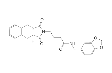 imidazo[1,5-b]isoquinoline-2-butanamide, N-(1,3-benzodioxol-5-ylmethyl)-1,2,3,5,10,10a-hexahydro-1,3-dioxo-, (10aS)-