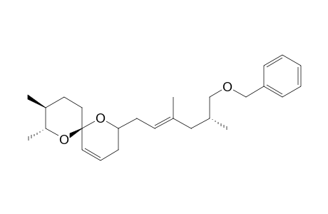 1,7-Dioxaspiro[5.5]undec-4-ene, 2-[3,5-dimethyl-6-(phenylmethoxy)-2-hexenyl]-8,9-dimethyl-, [6R-[6.alpha.[S*(2E,5R*)],8.beta.,9.alpha.]]-