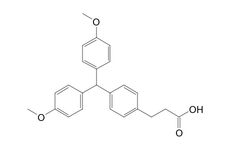 3-{4-[Bis(4-methoxyphenyl)methyl]phenyl}propionic acid