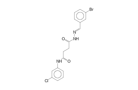 4-[(2E)-2-(3-Bromobenzylidene)hydrazino]-N-(3-chlorophenyl)-4-oxobutanamide