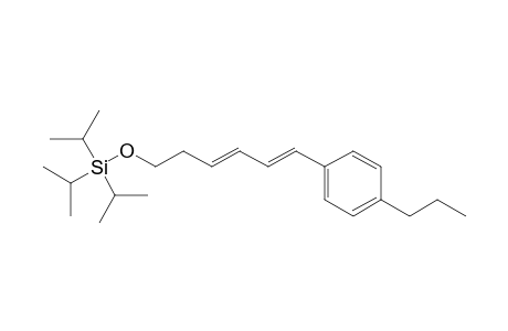 (E,E)-Triisopropyl-[6-(4-propylphenyl)hexa-3,5-dienyloxy]silane