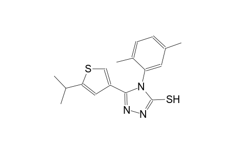 4-(2,5-dimethylphenyl)-5-(5-isopropyl-3-thienyl)-4H-1,2,4-triazole-3-thiol