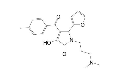 1-[3-(dimethylamino)propyl]-5-(2-furyl)-3-hydroxy-4-(4-methylbenzoyl)-1,5-dihydro-2H-pyrrol-2-one