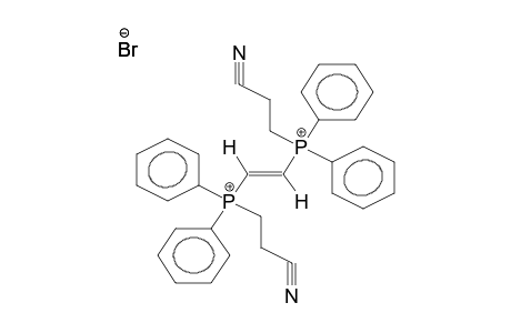 (E)-1,2-BIS[DIPHENYL(2-CYANOETHYL)PHOSPHONIO]ETHENE DIBROMIDE