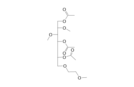 PMAA of 1,4,5-Triacetyl-6-(methoxyethyl)-2,3-dimethylglucitol from 1,4-linked glucose