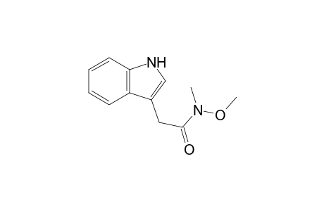 2-(1H-indol-3-yl)-N-methoxy-N-methyl-acetamide