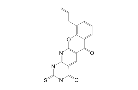 10-ALLYL-2-THIOXO-CHROMENO-[3',2':5,6]-PYRIDO-[2,3-D]-PYRIMIDINE-4,6(1H,3H)-DIONE