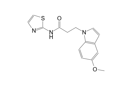 1H-indole-1-propanamide, 5-methoxy-N-(2-thiazolyl)-