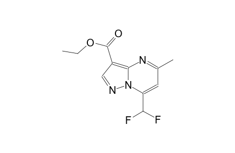 ethyl 7-(difluoromethyl)-5-methylpyrazolo[1,5-a]pyrimidine-3-carboxylate