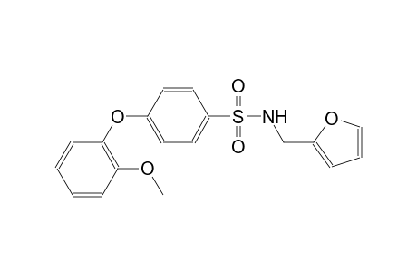 N-(2-furylmethyl)-4-(2-methoxyphenoxy)benzenesulfonamide