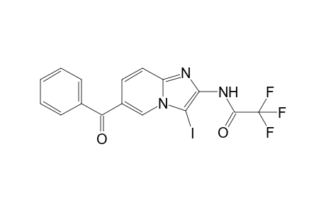 2,2,2-tris(fluoranyl)-N-[3-iodanyl-6-(phenylcarbonyl)imidazo[1,2-a]pyridin-2-yl]ethanamide