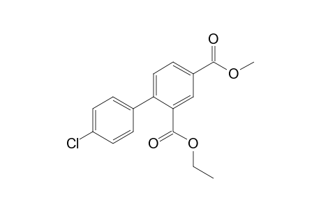 Ethyl-(1) Methyl-(3) 6-(p-chlorophenyl)-benzene-1,3-dicarboxylate