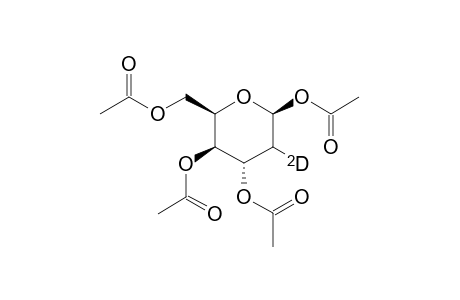 .beta.-D-2-deuterio-2-deoxyglucopyranose tetraacetate