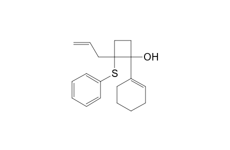 2-Allyl-2-(phenylthio)-1-(1-cyclohexenyl)cyclobutanol