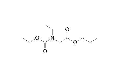 Glycine, N-ethyl-N-ethyloxycarbonyl-, propyl ester