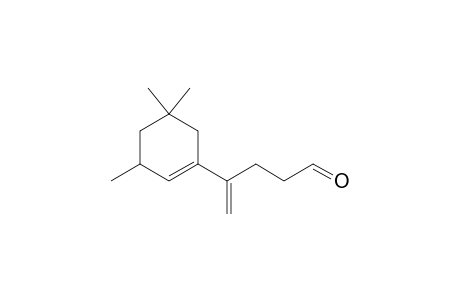 4-(3,5,5-Trimethylcyclohex-1-en-1-yl)pent-4-enal