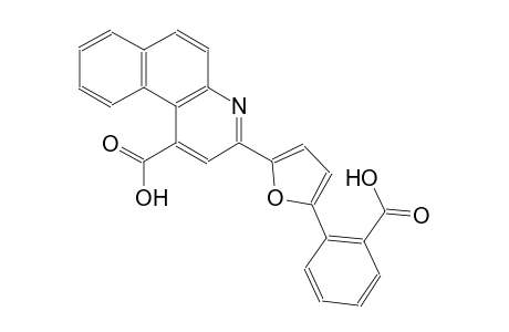 benzo[f]quinoline-1-carboxylic acid, 3-[5-(2-carboxyphenyl)-2-furanyl]-