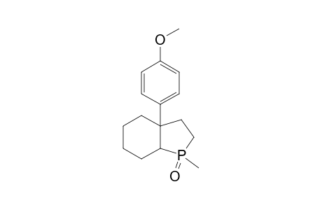 3A-(PARA-METHOXYPHENYL)-1-METHYL-OCTAHYDROPHOSPHINDOLE-1-OXIDE,ISOMER-#1