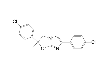 2,6-Bis(p-chlorophenyl)-2-methyl-2,3-dihydroimidazo[2,1-b][1,3]oxazole