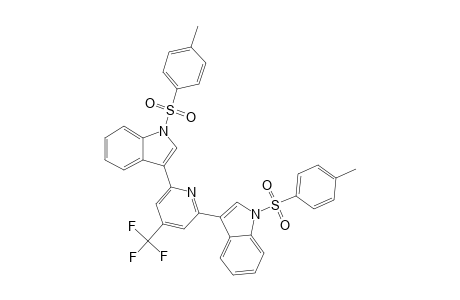 4-TRIFLUOROMETHYL-2,6-BIS-[3'-(N-TOLUENESULFONYLINDOLYL)]-PYRIDINE