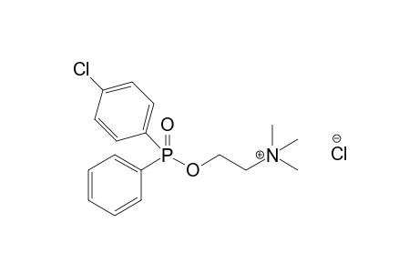 [(2-Trimethylaminmonium)ethyl (4'-chlorophenyl)phenylphosphinate] chloride