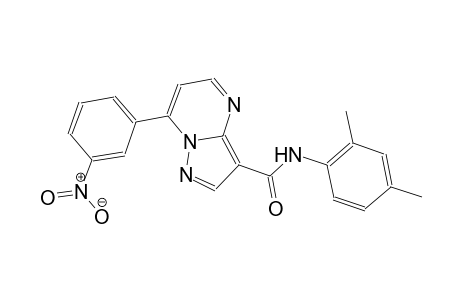 N-(2,4-dimethylphenyl)-7-(3-nitrophenyl)pyrazolo[1,5-a]pyrimidine-3-carboxamide