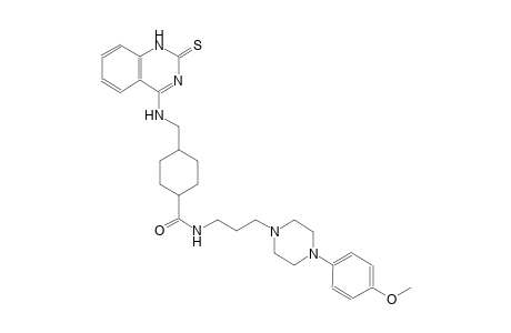 cyclohexanecarboxamide, 4-[[(1,2-dihydro-2-thioxo-4-quinazolinyl)amino]methyl]-N-[3-[4-(4-methoxyphenyl)-1-piperazinyl]propyl]-