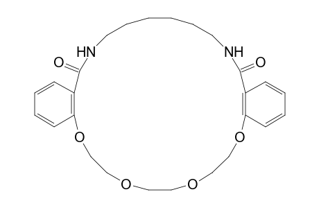 2,5,8,11-Tetraoxa-19,26-diaza-tricyclo[26.4.0.0*12,17*]dotriaconta-1(28),12(17),13,15,29,31-hexaene-18,27-dione