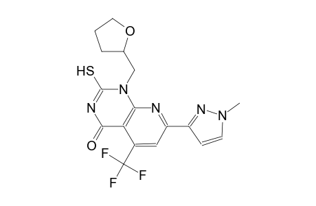 pyrido[2,3-d]pyrimidin-4(1H)-one, 2-mercapto-7-(1-methyl-1H-pyrazol-3-yl)-1-[(tetrahydro-2-furanyl)methyl]-5-(trifluoromethyl)-