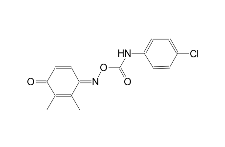 1-chloro-4-{[({[(1E)-2,3-dimethyl-4-oxo-2,5-cyclohexadien-1-ylidene]amino}oxy)carbonyl]amino}benzene