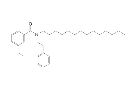 Benzamide, 3-ethyl-N-(2-phenylethyl)-N-tetradecyl-