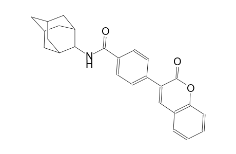 N-(2-adamantyl)-4-(2-oxo-2H-chromen-3-yl)benzamide