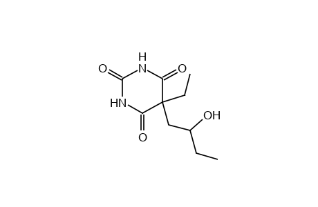 5-ETHYL-5-(2-HYDROXYBUTYL)BARBITURIC ACID